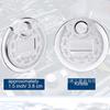 Zinc-Aluminum Alloy Coin Feeler Gauge 0.5-2.5mm / 0.020-1.00" Imperial Spark Plug Gauge