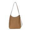 Tory Burch Romy Minimalist Solid Color Design Leather Shoulder Bag Small Women Shoulder Bag Tiramisu 175172-227