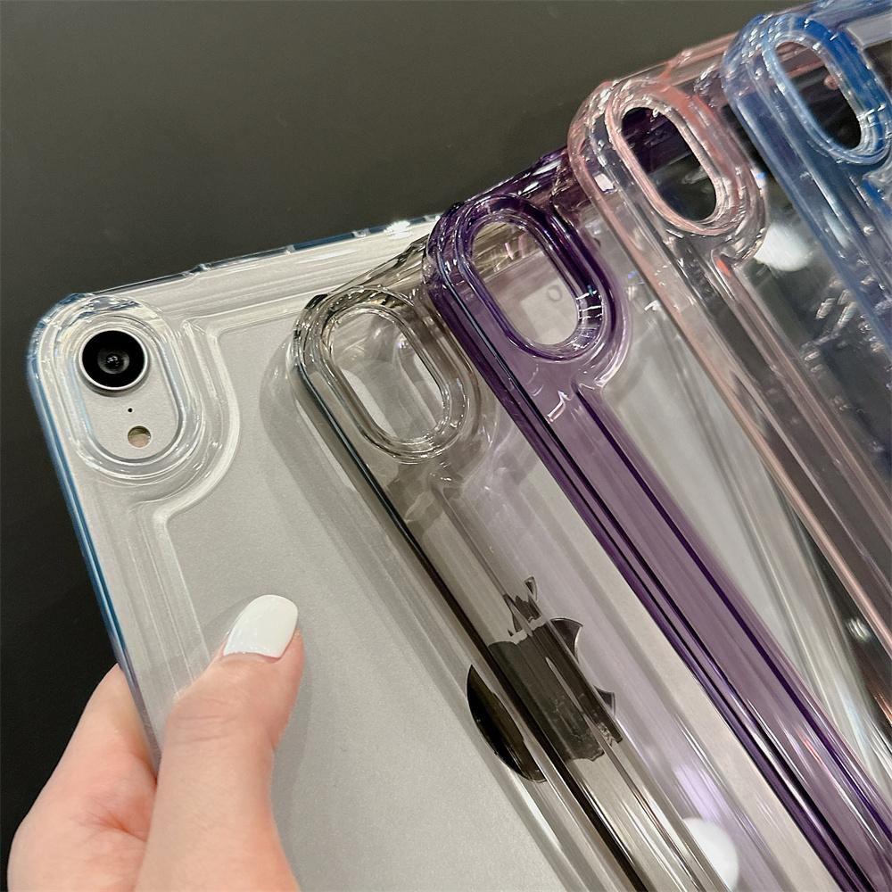 For iPad 10 10th Generation Case Hard Jelly Silicone Edge Back Cover For Apple iPad 10 10th Gen 2022 A2696 10.9 Inch Funda Cases
