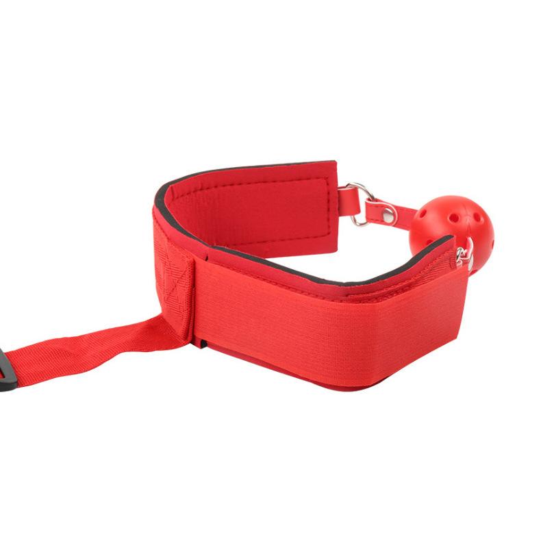 Sexy SM Backhand Back Neck Ring Bound Mouth Ball Slave Alternative Sex Toys Adult Products