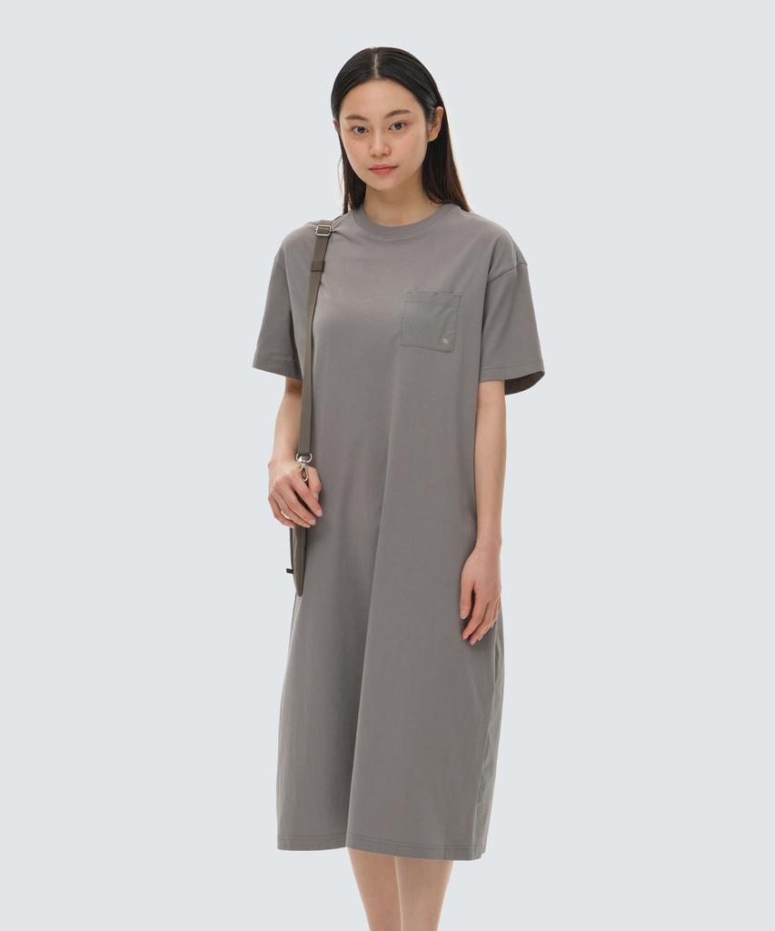 SNOWPEAK APPAREL Kland Women'S Hybrid Long Dress Light Khaki (S24Mwdop13)