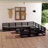 Garden Furniture Set 11 Pcs Solid Pine Wood