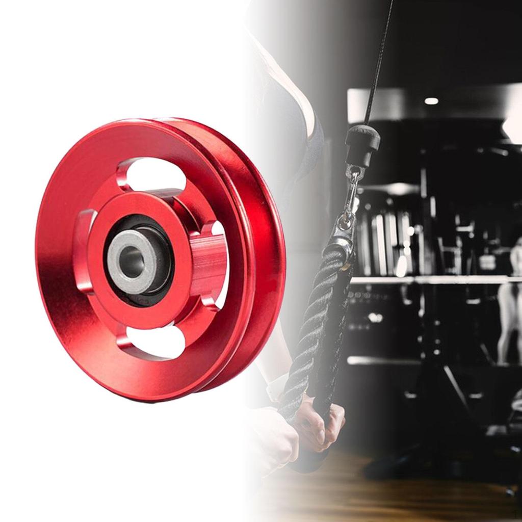 Aluminium Alloy Bearing Pulley Wheel, Durable Gym Cable Fitness Equipment Accessories