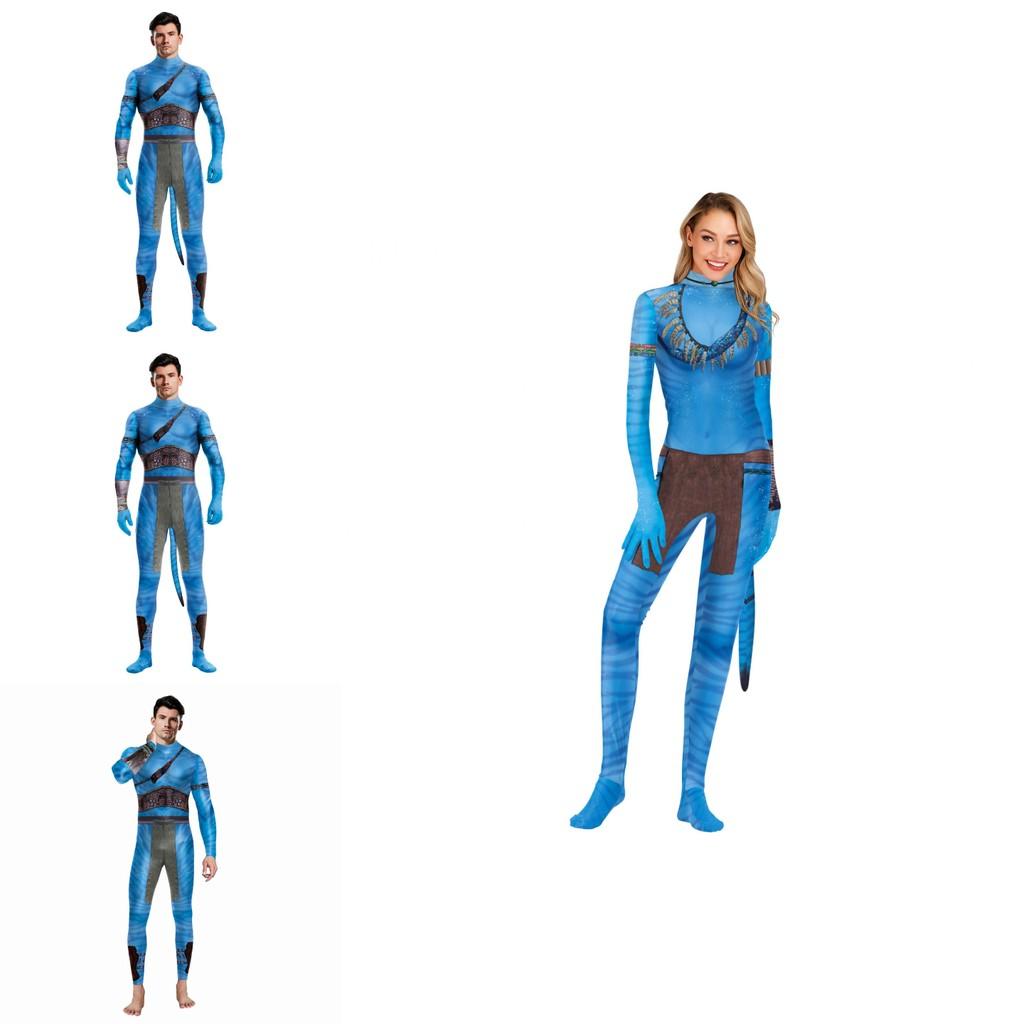 תחפושת ליל כל הקדושים בהשראת אווטאר בגד גוף משי חלב למשחק תפקידים פנטזיה