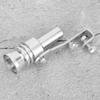Car Modification Tail Throat Exhaust Pipe Whistle Aluminium Alloy Silver TC L
