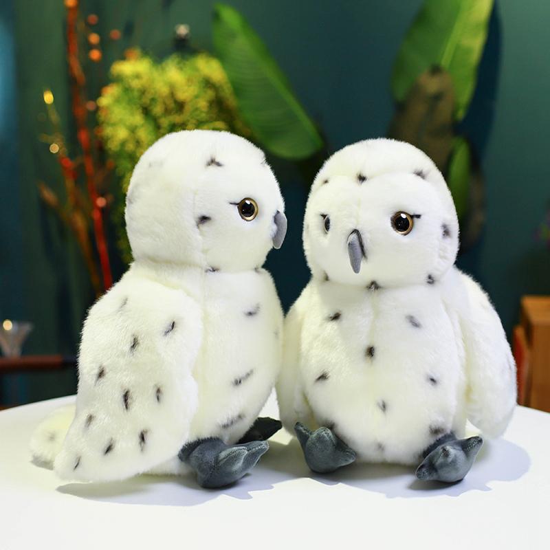 Bonecas de Pássaro Fofas Almofadas de Mocho Simulação Brinquedos de Pelúcia Coruja Decoração de Quarto Brinquedos Presente para Crianças