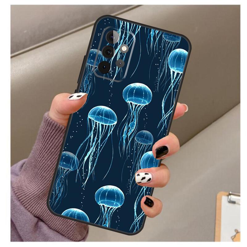 Magic Jellyfish Case For Samsung Galaxy A35 A55 A15 A32 A12 A22 A52 A06 A54 A34 A14 A56 A36 A26 A16 A13 A53