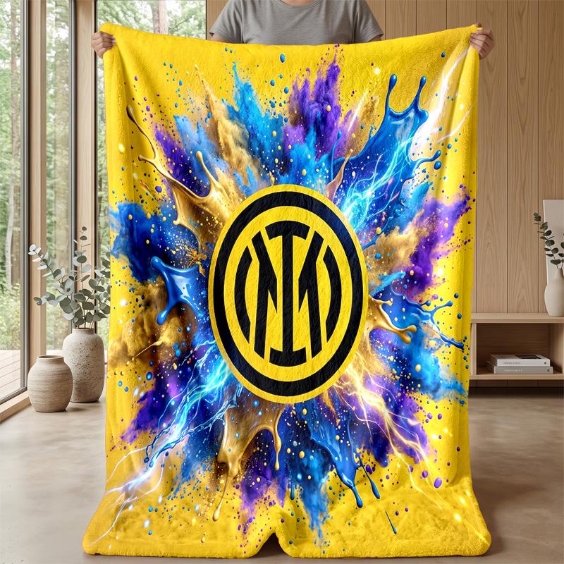 Borussia Dortmund Theme Blanket Soft Flannel Blanket Plush Throw Blanket Cozy Sofa Bed Blanket for Home Decor