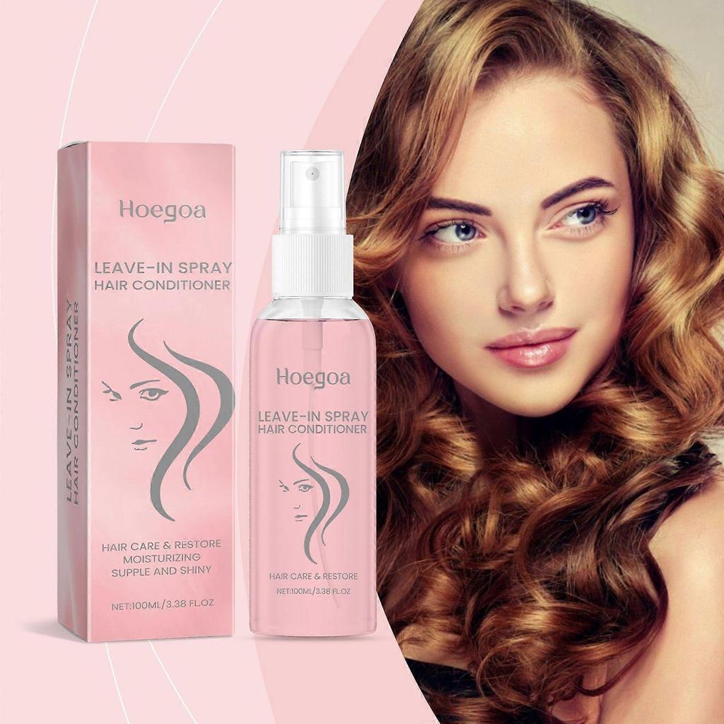 Hoegoa Leave-In Smoothing And Repair Spray Leave-In Nourishing Hair Conditioner Anti-Frizz Hair Smoothing Spray
