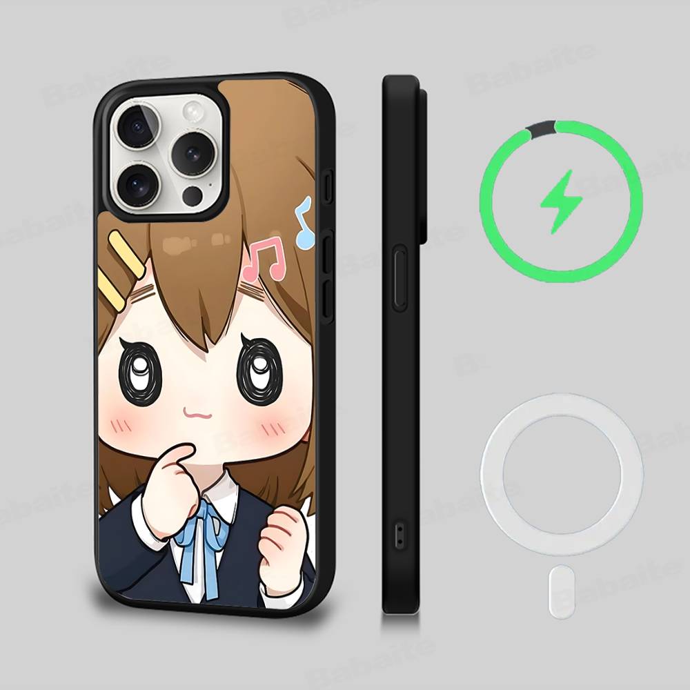 Anime K-ON Girls Cute For Magsafe Magnetic Phone Case For IPhone 17 16 Pro Max 15 Plus 14 13 12 11 Cover