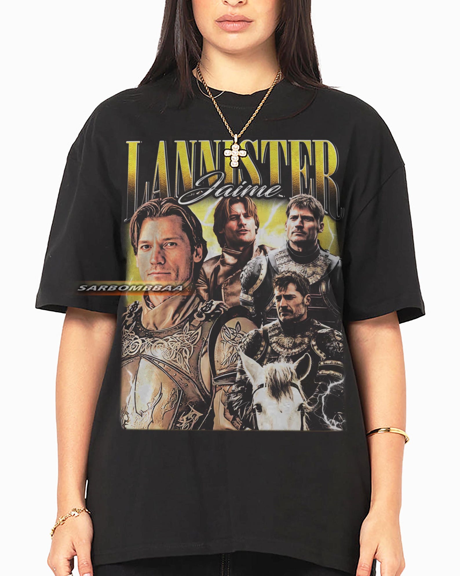 Nikolaj Coster Lannister Graphic T-Shirt, Unisex Streetwear M