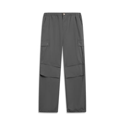 Li Ning Sports Lifestyle Series Losse Geborduurde Logo Herfst Casual Broek Heren bottoms AKXV379-6