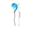 Vintage Balloon Brooch Silver Tone Decorative Pin with Clear Detail, Lightweight Styling Piece for Coats Hat and Shirts