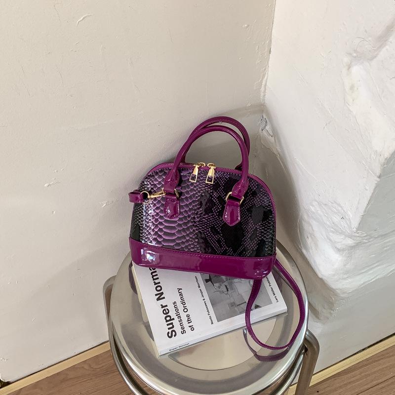 Borsa a mano vintage alla moda realizzata con conchiglie, semplice borsa a tracolla crossbody per donna