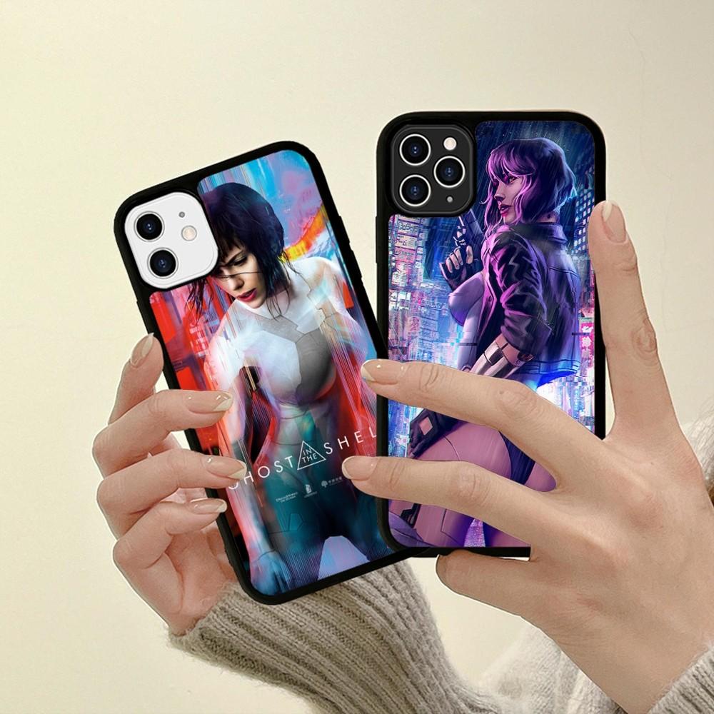 Ghost In the Shell Phone Case Silicone PC+TPU For For iPhone 11 12 13 14 15 16 Plus Pro Max Cover