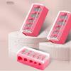 5 Holes Sharpener Multi-Functional Pencil Sharpener With Lid For Eyeliner Lipliner Pencils