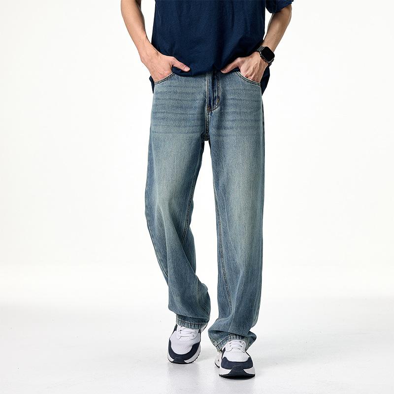 

Новые джинсы прямого кроя прямого силуэта на лето и весну 40