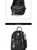 Korean Style Women's Oxford Cloth Canvas Backpack - Large Capacity Travel Schoolbag 2025