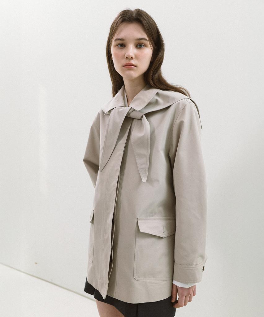 Yuppe Sailor Trench Coat_Beige