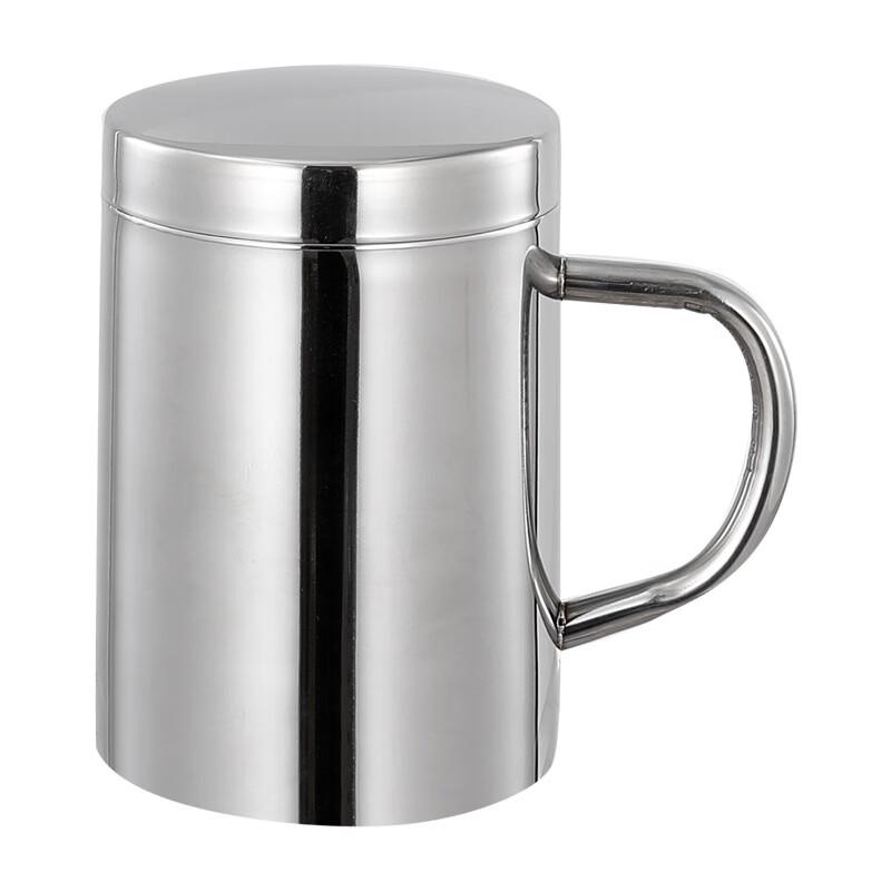 Zhishi 304 Stainless Steel Water Cup with Lid and Handle