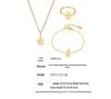 Qiong Yao Rainbow Unicorn Star Jewelry Set: Necklace, Ring, Anklet, Bracelet - Children's Wear, Non-Fading, In Stock