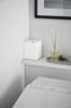 Yamazaki Jitsugyo Toilet Paper Holder for 1 Roll White Tower Hidden Storage 5228 Approx. W11.5XD11.5XH14cm