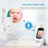 Monitor para Bebé Inalámbrico LCD Audio Video Radio Niñera Intercomunicador Portátil Cámara para Bebé Walkie Talkie para Bebé Niñera