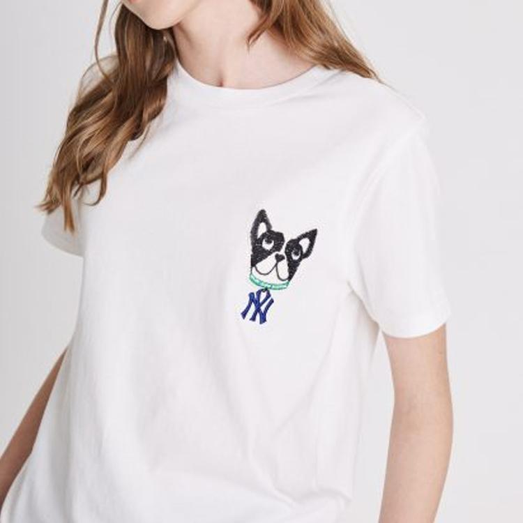 New MLB New York Yankees T Shirts Unisex White 31TSTF931-50W