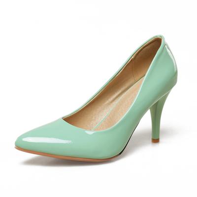 Fashion Pointed Toe Fashion Heeled Shoes Ladies Pumps Large Size Classic Women's High Heels Red Green Nude Party Office Shoes Female