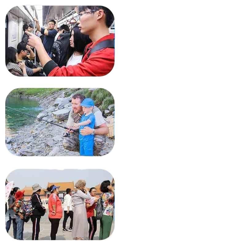 Tragbarer Ultraleichter Faltbarer Campinghocker für Angeln, Reisen und den Außenbereich