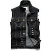 Z 95771 Casual Sleeves Denim Vest Korean Denim Vest