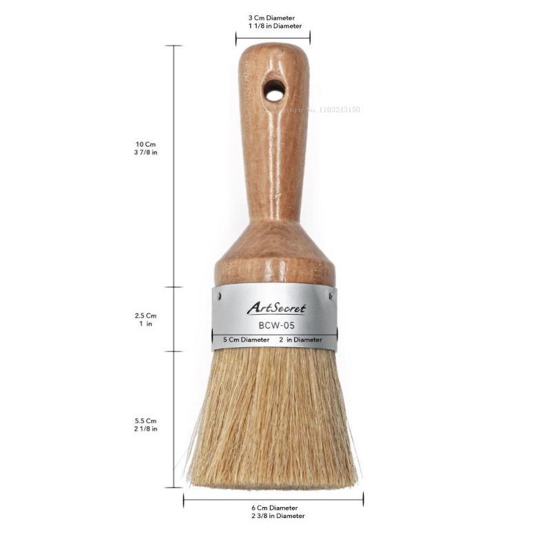 Bristle Round Style Oil Brush Art Painting Supplies Hand Painted Wall Template Painting Decorative Graffiti Painting Brushes