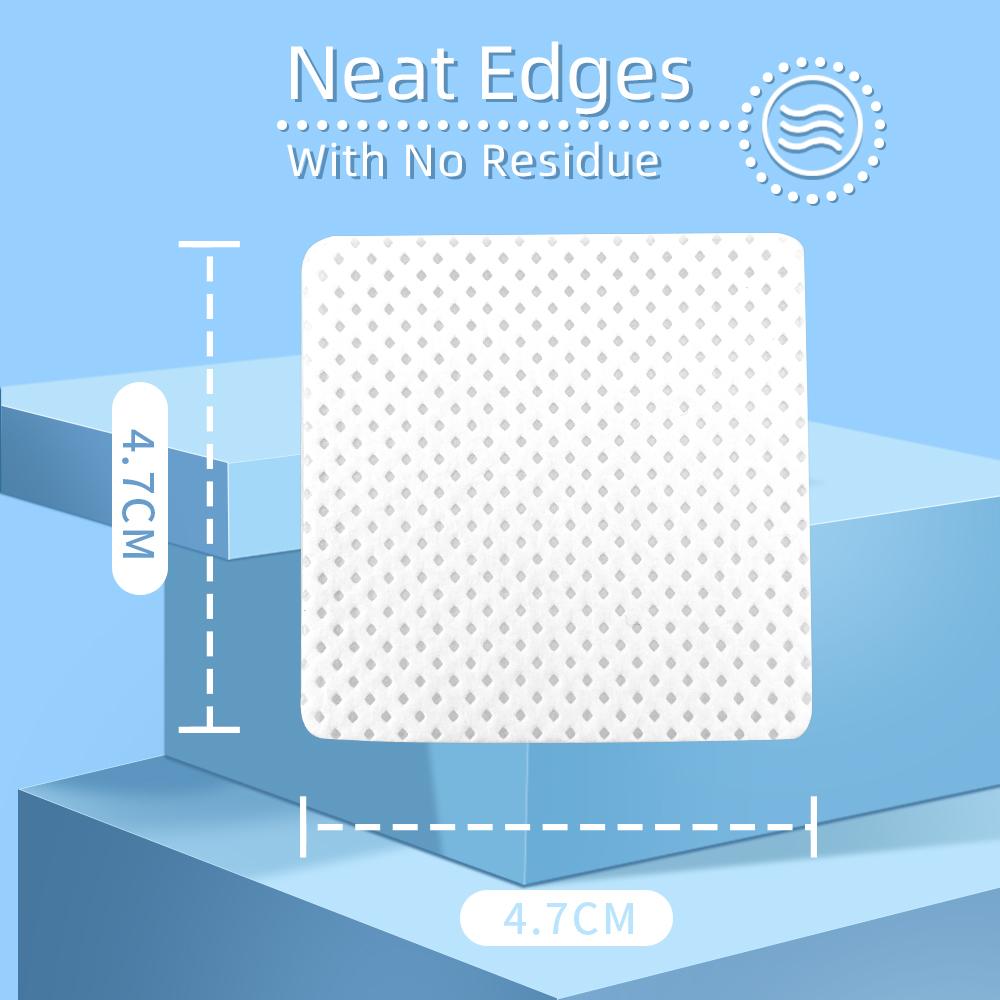 Wimpernverlängerungs-Kleberdüsen-Reinigungstücher, Papier, NAGARAKU-Baumwoll-Kleberflaschen-Mundreinigungsentferner, Papierreiniger-Pads