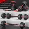 WEZHO Eco-friendly Adjustable Dumbbell Barbell Kettlebell Set
