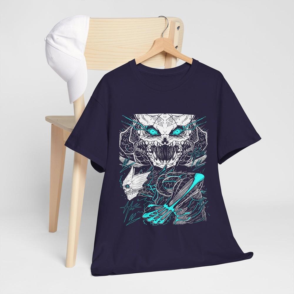 Kaiju no 8 Tshirt Mina Shiro kaij Gift Unisexga Best Anime Graphic Tee Black Shirt