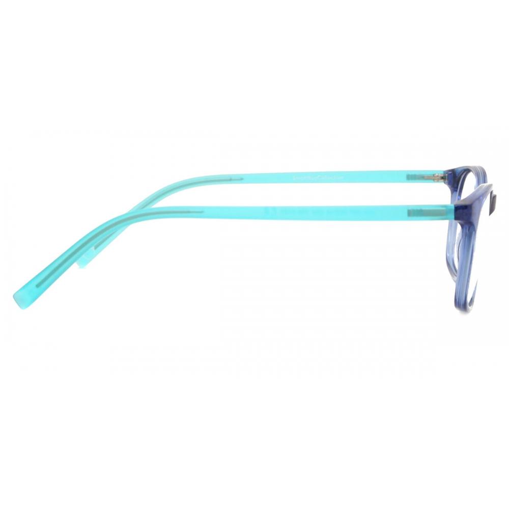 Full Rim Rectangle Transparent Blue Smartbuy Kids Steph Jsk 357 004 Fashion Kids Eyeglasses