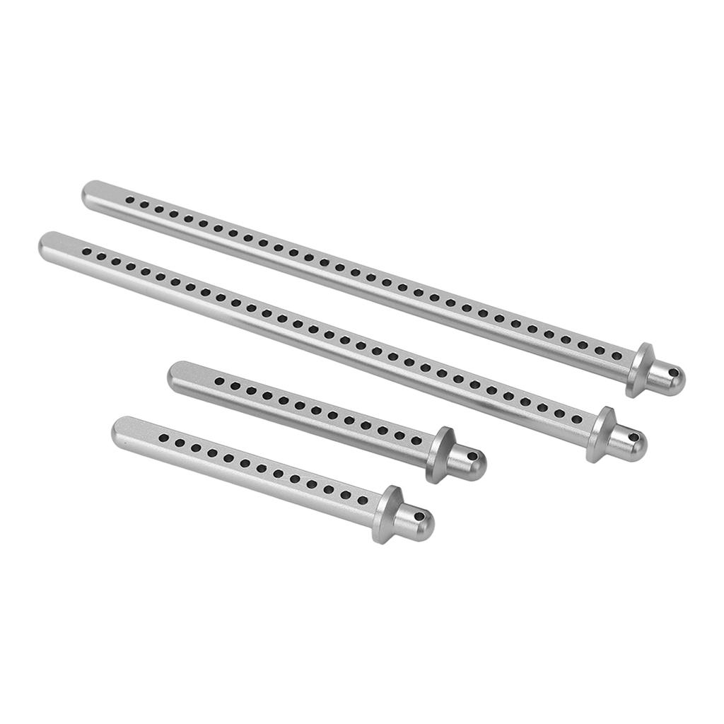 4Pcs RC Car Shell Column Aluminum Alloy Front Rear Extended Body Post Mount Shell for Axial SCX10