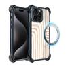 Etui Iphone 15 Pro Max Ibizu Dropguard Ultra Z Magsafe, Boho, Piaskowy Labirynt