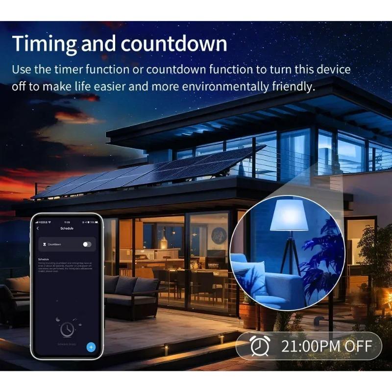 Bluetooth Smart LED Bulb 220V/110V 10W/9W Tuya Lamp Smart Life APP Support RF Remote Group Control Bedroom Home Decor