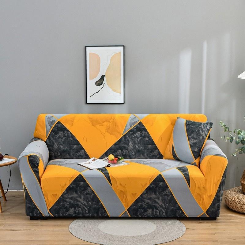 Geometric Printed Sofa Slipcoversastic Sofa Covers For Living Room Non-Slip Couch Cover Funda Sofa S/M/L/Xl 1Pc