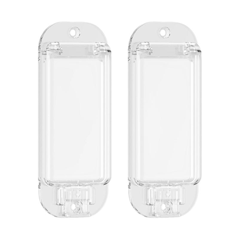 Home Light Control Panel Guard Cover 2pcs with Lift Lid Opening, Dust Cover for Daily Use In Kitchen Bedroom Hallway Living Room