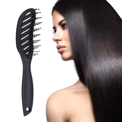 Beliebter neunreihiger Kamm, Haarbürste, Anti-Tangle, antistatischer Kamm, hübsch für Frauen