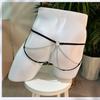 Men's Erotic Mesh Thong with Chain Detail