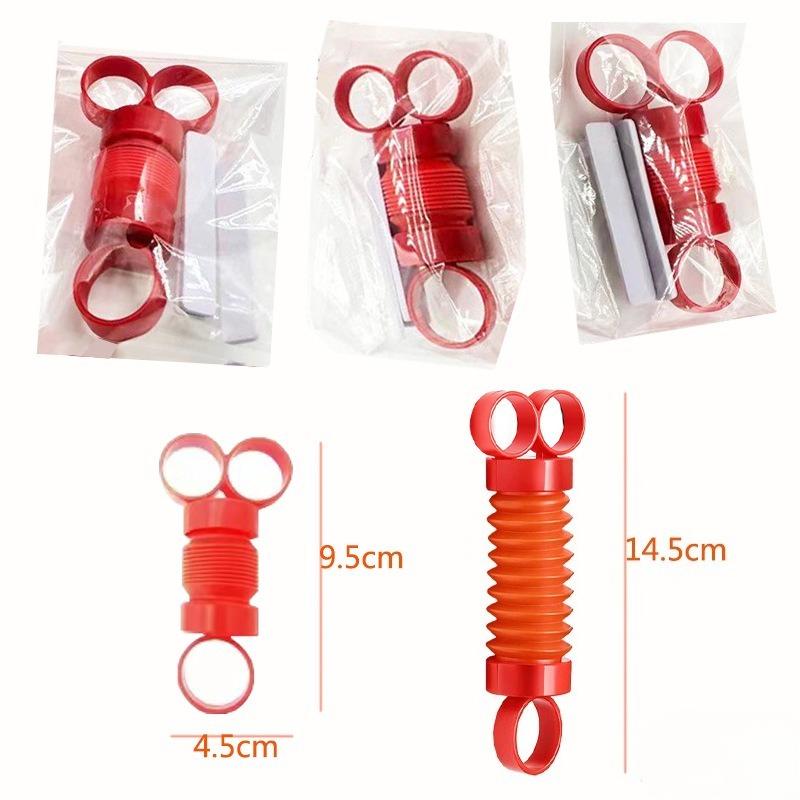

Creative Finger Pull Tube Finger Exercise Stretch Tube Autism Stress Relief Adult Office Toy Gift Office Decoration