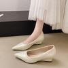 2026 Spring New Women's Retro Solid Color High Heels Comfortable Wedge Sandals Fashionable Outdoor Walking Shopping Casual Shoes