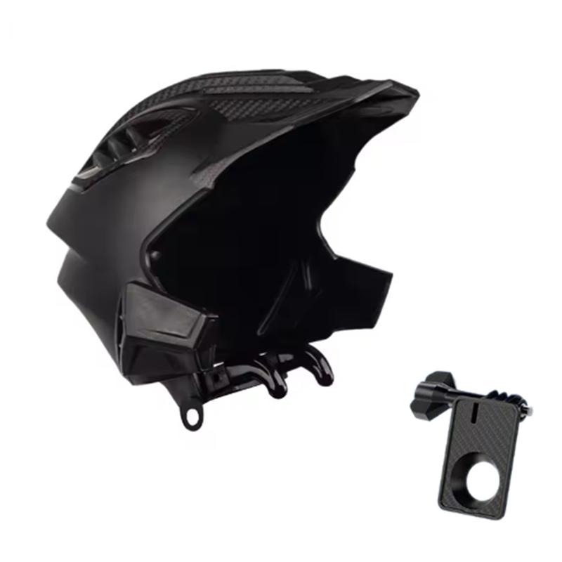 Motorcycle Helmet-Shaped Phone Mount Sun Shade Small Holder Rainproof Rotation Motorbike Navigation чёрный