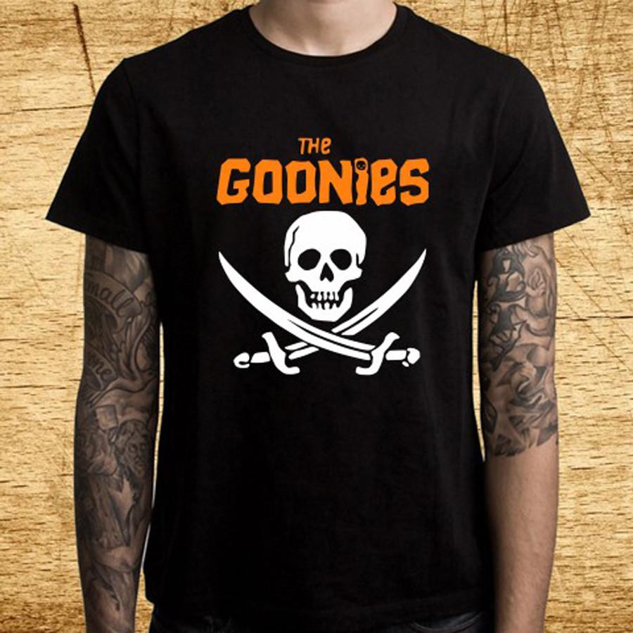 The Goonies Men s Black T-Shirt Size S-5XL Unisex T-Shirt L