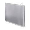 Durable Zippered Storage Pouch 3D Zipper Document Pouch, Transparent PP Matte Envelope File Folder, Heavy Duty Portable Organizer for Office