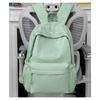 High-value letter embroidered schoolbag women's new large-capacity lightweight backpack student simple versatile backpack
