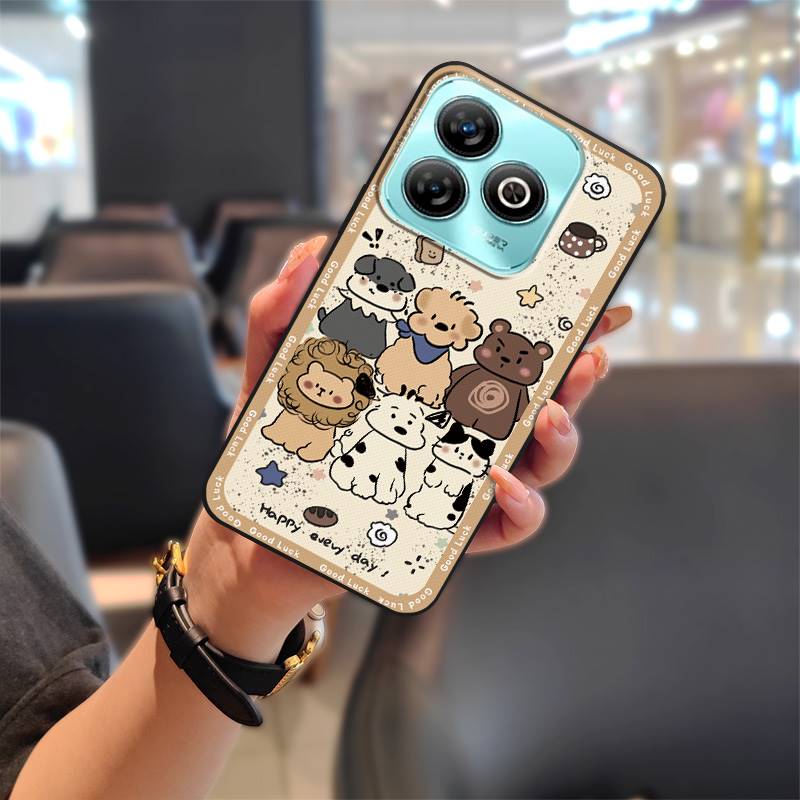 Modedesign Wasserdichte Handyhülle Für ZTE Blade A75 4G/Z2359 Silikon Langlebig Stoßfest Schmutzabweisend Vollständiger Schutz TPU